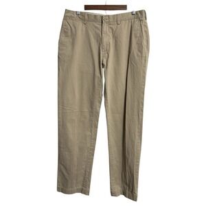 Polo Ralph Lauren chino pants mens 36x34 khaki classic flat front preppy casual‎